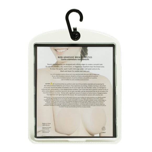 4'' NON ADHESIVE BREAST PASTIES WITH INFINITY EDGE - Picture 3 of 4